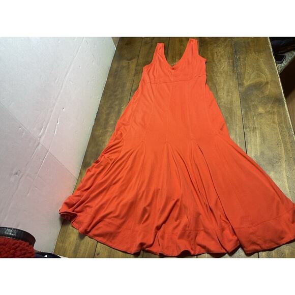 Maeve Anthropologie Burnt Orange High Empire Waist Abroad Godet Dress XS - Picture 1 of 11